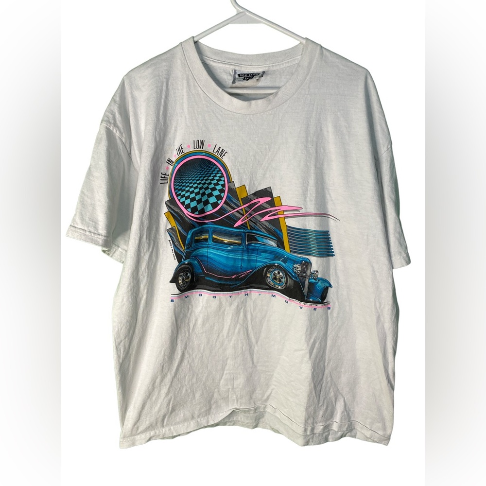Vintage Andy's 1990 Retro Auto Cotton Tee Shirt Made in USA